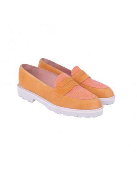 Mocasines de Mujer Sept Store Naranja 23322
