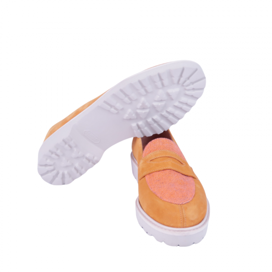 Mocasines de Mujer Sept Store Naranja 23322 2