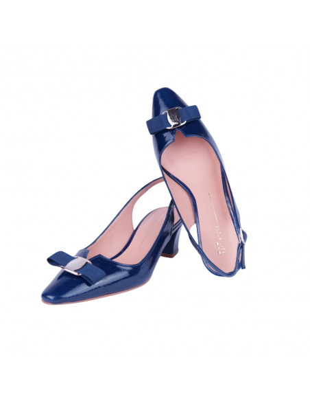 Adorno de lazo en el modelo Sept Store Azul 24369 Adorno de lazo en el modelo Sept Store Azul 24369