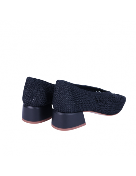 Tacones medios de Sept Store Negro 24355