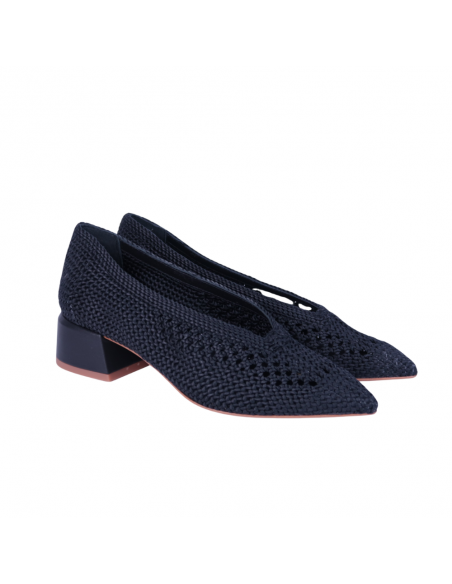 Zapato trenzado de Sept Store Negro 24355