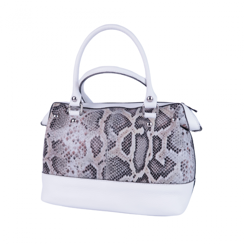Bolso de Animal Print Serpiente natural