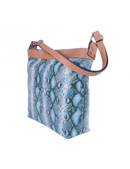 Bolso de Piel Animal Print de Mujer