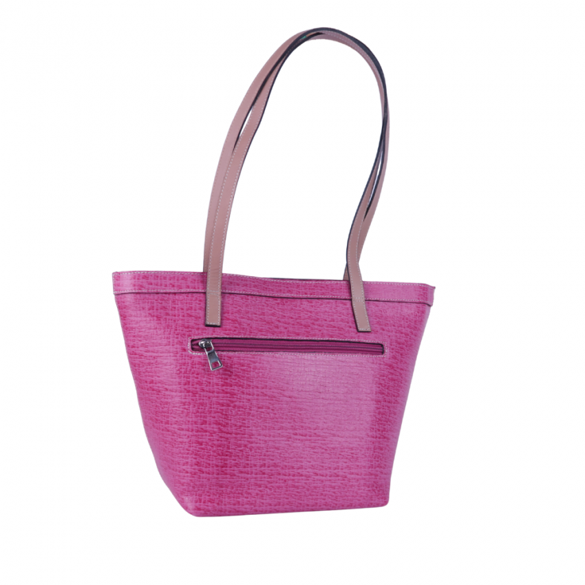 Bolso de mujer con cremallera trasera