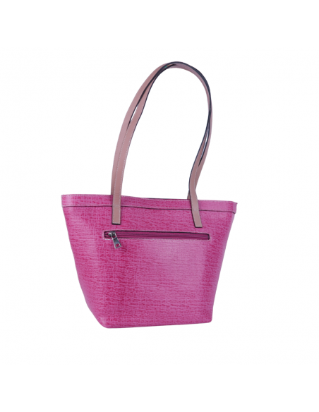 Bolso de mujer con cremallera trasera