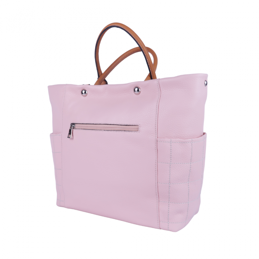 Bolso de mujer con cremallera trasera