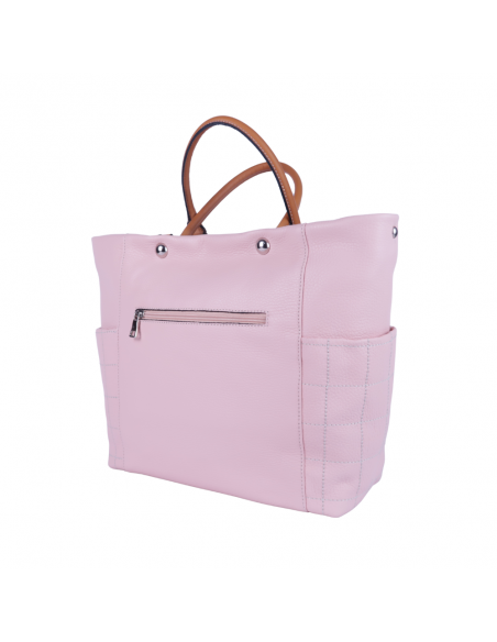 Bolso de mujer con cremallera trasera