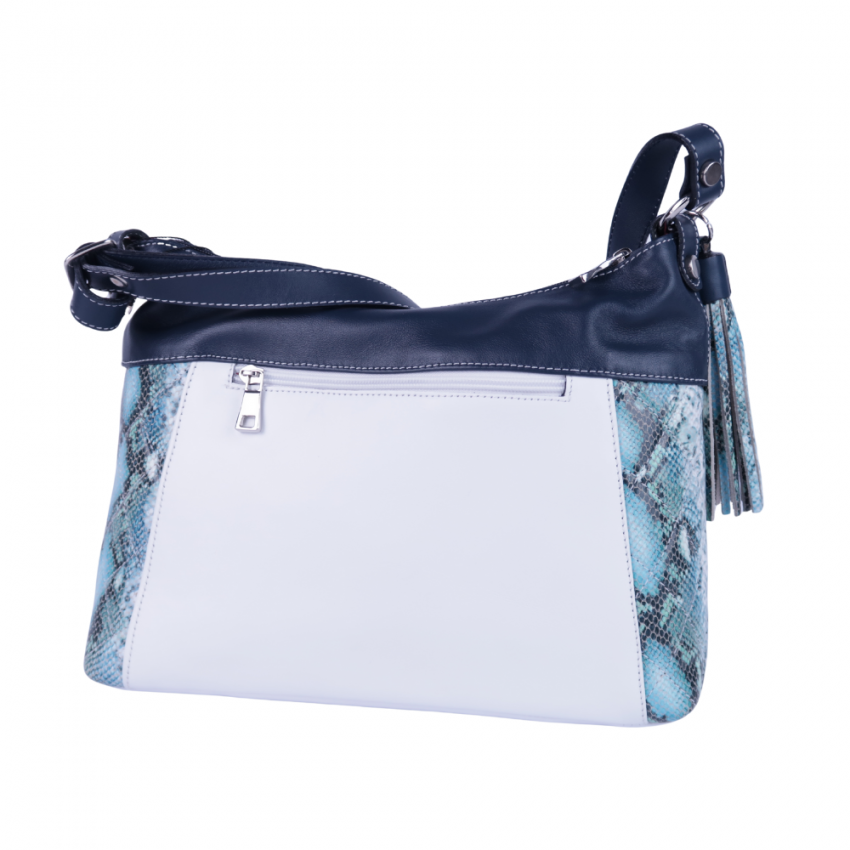 Bolso de mujer con cremallera trasera