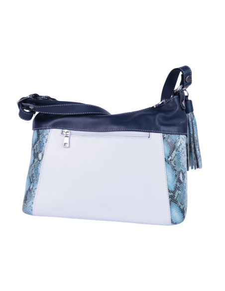 Bolso de mujer con cremallera trasera