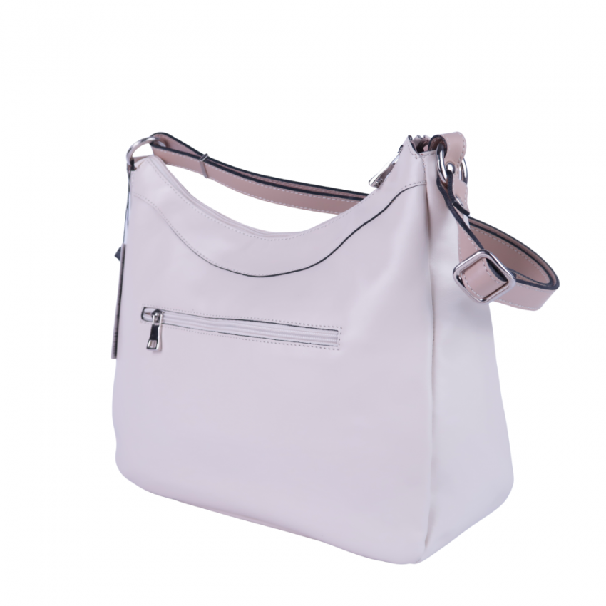 Bolso de mujer con cremallera trasera