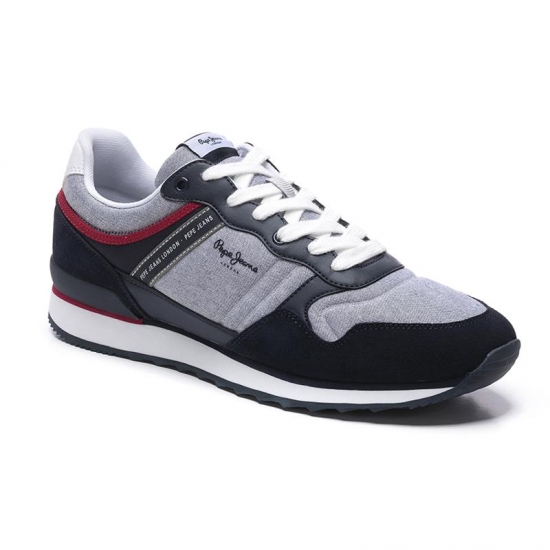 Zapatillas de hombre Pepe Jeans Azul Cross Chambray