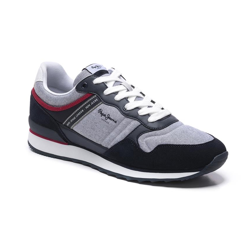 Zapatillas de hombre Pepe Jeans Azul Cross Chambray