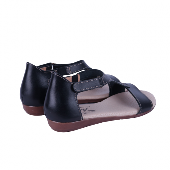 Sandalias de Mujer de Piel Planas Porlastiendas 2
