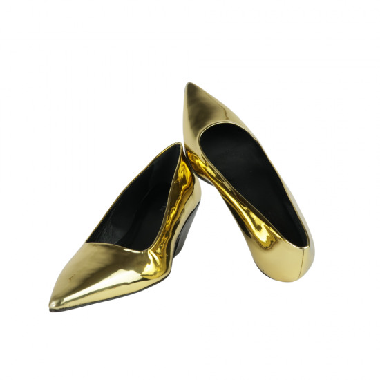 Zapato Salón de Mujer SUNNY PELLICO Metalizado Oro 2