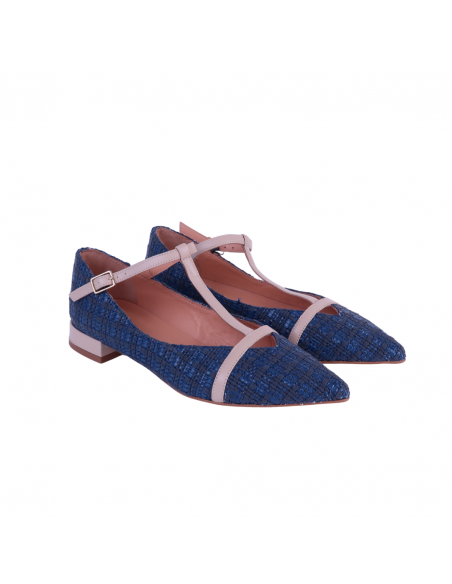 Zapato Plano de Mujer SeptStore Azul