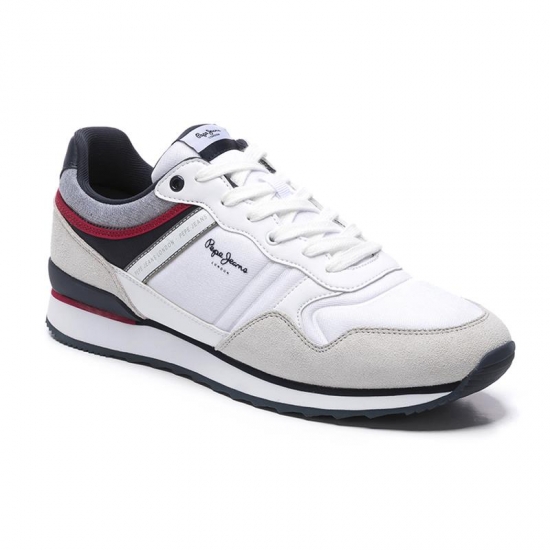 Zapatillas de hombre Pepe Jeans Blanco Cross 4