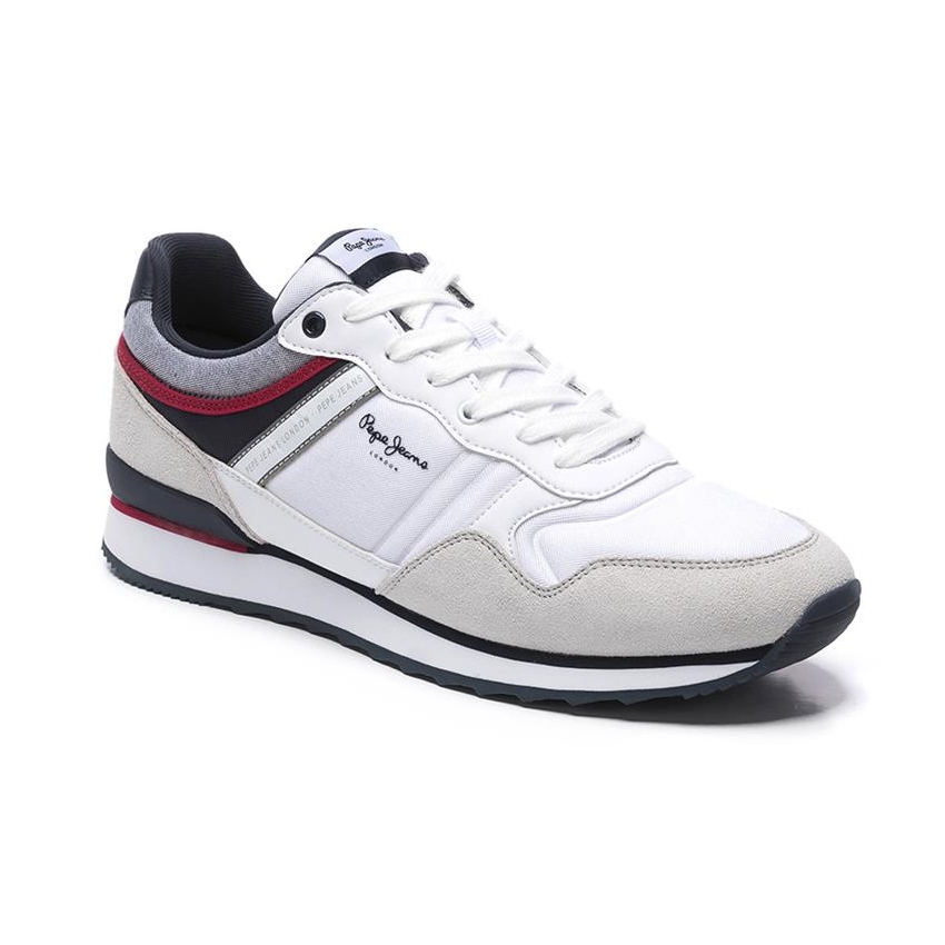 Zapatillas de hombre Pepe Jeans Blanco Cross 4