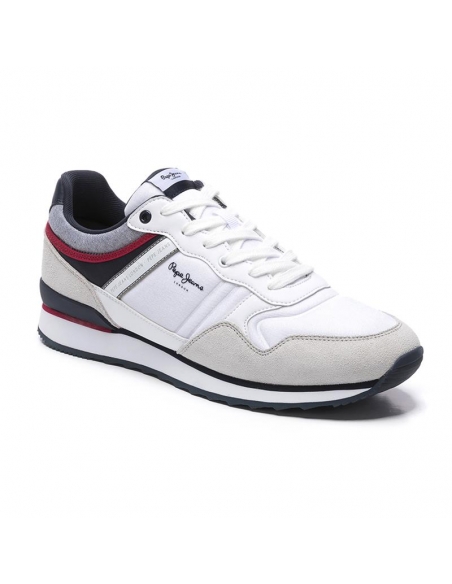 Zapatillas de hombre Pepe Jeans Blanco Cross 4 Zapatillas de hombre Pepe Jeans Blanco Cross 4