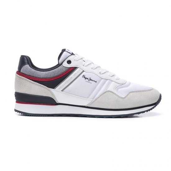 Zapatillas de hombre Pepe Jeans Blanco Cross 4 2