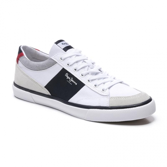 Deportivas de Hombre Pepe Jeans Blancas Kenton
