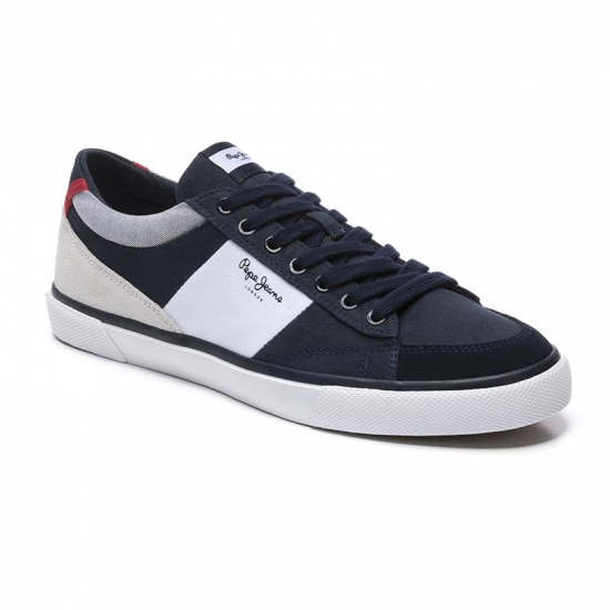 Deportivas de Hombre Pepe Jeans Blancas Kenton